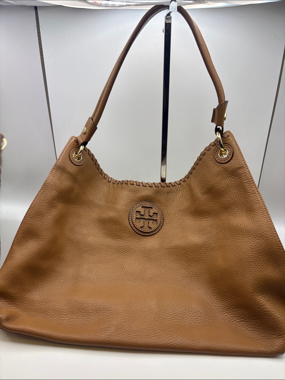Tory Burch Marion Whipstitch Hobo Bag